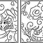 coloriage Luffy à imprimer pdf