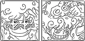 coloriage Luffy à imprimer pdf