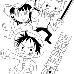 imprimer coloriage Luffy