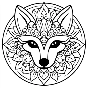 coloriage Mandala pour primaire
