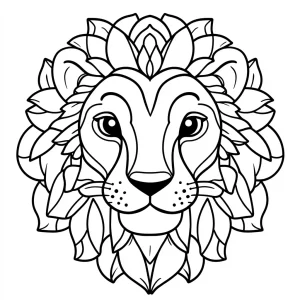 coloriage Mandala pour enfants a imprimer