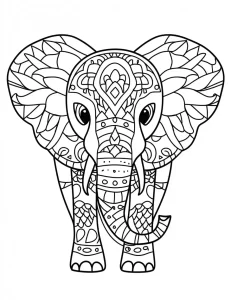 coloriage Mandala pour bebe a imprimer