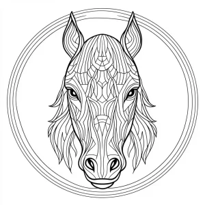 coloriage Mandala Animaux à imprimer gratuit