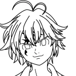 coloriage Manga à imprimer pdf gratuit