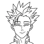 coloriage Manga a imprimer pour enfant de 4 ans