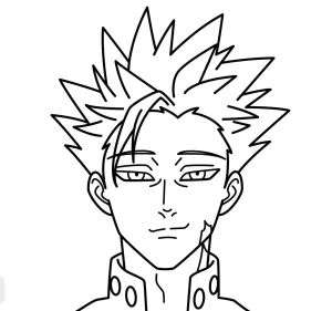 coloriage Manga a imprimer pour enfant de 4 ans