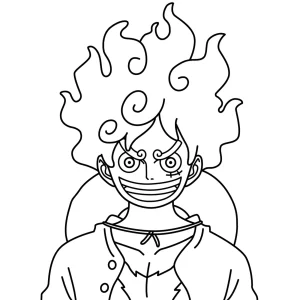 coloriage Manga à imprimer pour enfants