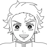 coloriage Manga pour enfant de 4 ans