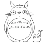 coloriage Manga à imprimer pour enfant de 4 ans