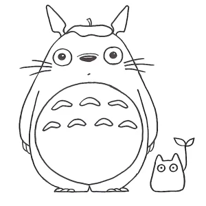 coloriage Manga à imprimer pour enfant de 4 ans