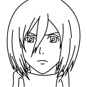 coloriage Manga pour enfant de 2 ans