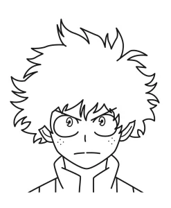 coloriage Manga pour enfant de 10 ans