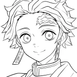 coloriage Manga pour bebe a imprimer