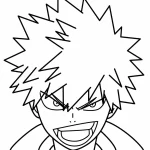 coloriage Manga et decoupage