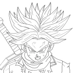 coloriage Manga à imprimer