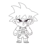 coloriage Manga pour enfant de à imprimer