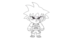 coloriage Manga pour enfant de à imprimer