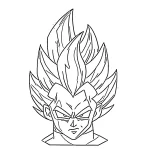 coloriage Manga a imprimer pour enfant de 4 ans