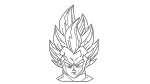 coloriage Manga a imprimer pour enfant de 4 ans