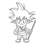 coloriage Manga educatif pour enfant