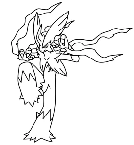 coloriage Manga et découpage à imprimer