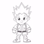 coloriage Manga pour enfant gratuit