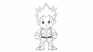 coloriage Manga pour enfant gratuit