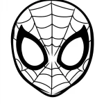 coloriage Masque Halloween pour primaire