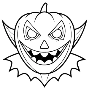 coloriage Masque Halloween en ligne