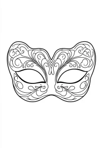coloriage Masque Halloween et dessins