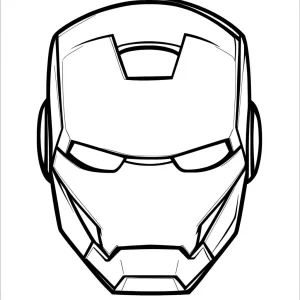 coloriage Masque Halloween à imprimer pour enfant de 4 ans