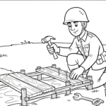 coloriage Militaire updated pour bebe a imprimer