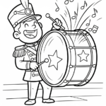 coloriage Militaire updated pour enfant de 5 ans