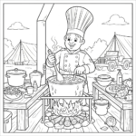 coloriage Militaire updated pour enfants à imprimer