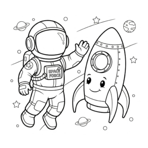 coloriage Militaire updated pour enfant à imprimer