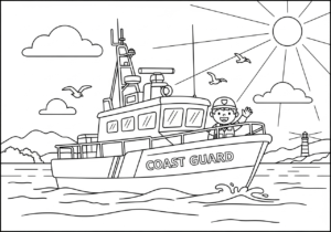coloriage Militaire updated pour enfants