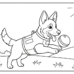coloriage Militaire updated a imprimer pour enfant de 4 ans