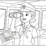 coloriage Militaire updated pour enfant de 3 ans