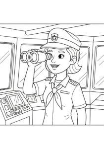 coloriage Militaire updated pour enfant de 3 ans