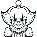 coloriage Pennywise pour enfants