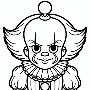 coloriage Pennywise pour enfants
