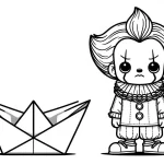 coloriage Pennywise a imprimer gratuit