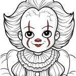 coloriage Pennywise pour enfants
