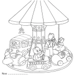 coloriage Petit Ours Brun pour enfant de à imprimer