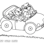 coloriage Petit Ours Brun en ligne pour enfant
