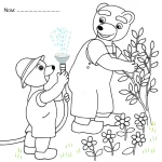 coloriage Petit Ours Brun gratuit en ligne