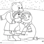 coloriage Petit Ours Brun gratuit