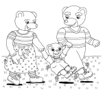 coloriage Petit Ours Brun en ligne pour enfant