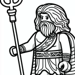 coloriage Playmobil pour enfant de 2 ans