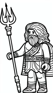 coloriage Playmobil pour enfant de 2 ans